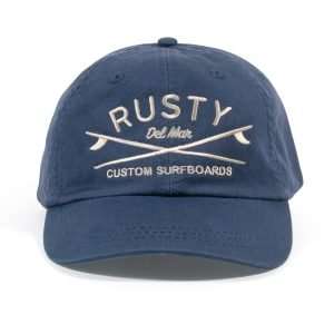 RDM Embroidered Crossboards Hat in Navy
