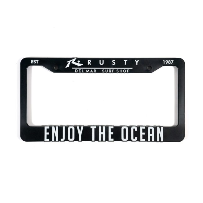 Authentic Surf License Plate Frame