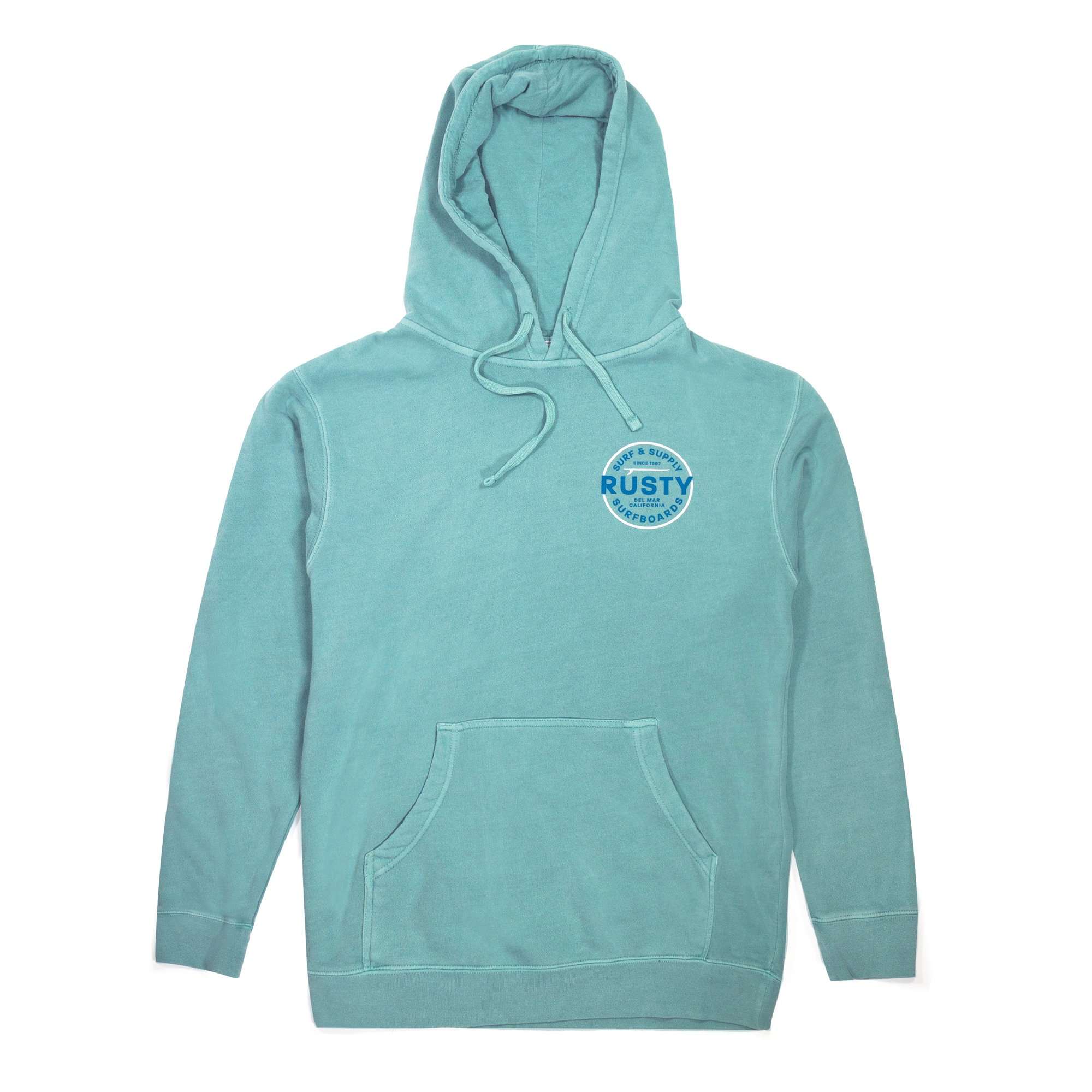 mint blue sweatshirt