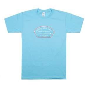 Rusty Del Mar Front Hit T-Shirt Sky Blue