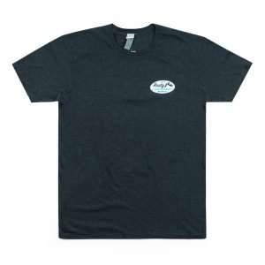 Oval Patch T-Shirt in Charcoal Heather
